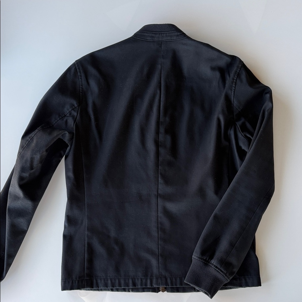 Vince Men's Black Moto-style Jacket - Picture 5 of 10